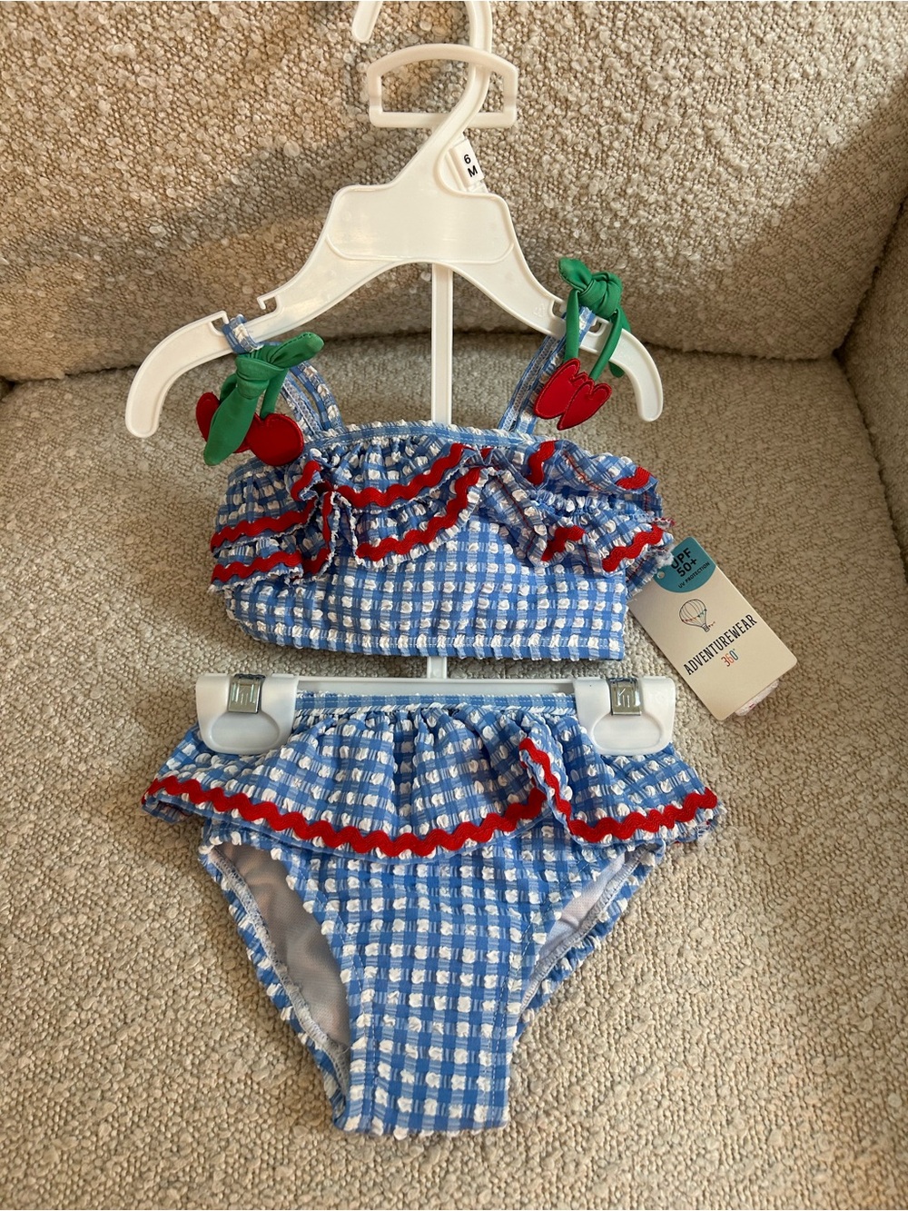 Baby Gingham Ruffle Bikini